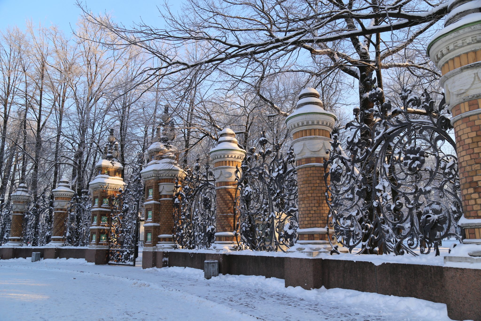 Парки петербурга зимой