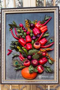 Летний сад, Красный сад, картина из овощей, очень хорошо